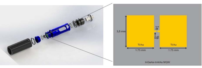 Terahertz T-Era-20D-1550-Fiber Technical Drawings